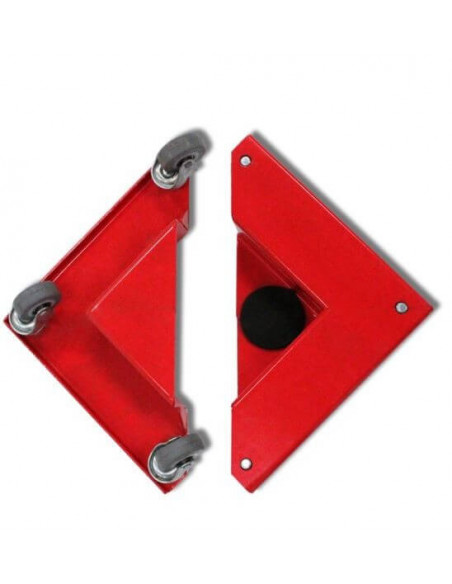 FIPCENTER-Coins roulants en aluminium 400 Kg (x4)-AR