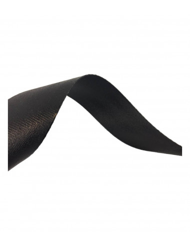 Sangle Nylon Lourd 19 Mm Noir - 4,5 Mètres, Très Résistante Et Douce Pour Colliers, Laisses, Ceintures