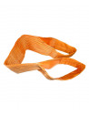 Élingue textile sangle plate de levage CMU 10 tonnes orange - 2 boucles