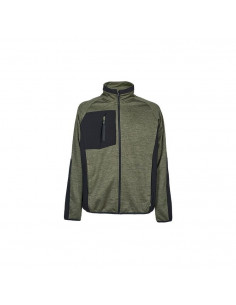 FIPCENTER-Veste Sweatshirt zippé de travail U-POWER HULL DARK GREEN-WEY366DG
