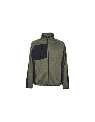 FIPCENTER-Veste Sweatshirt zippé de travail U-POWER HULL DARK GREEN-WEY366DG
