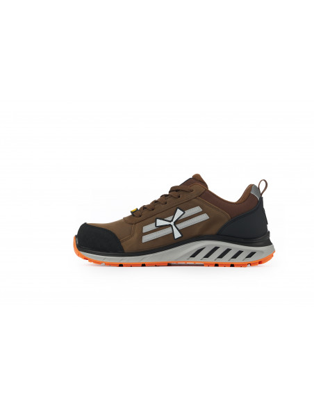 FIPCENTER-Chaussure sécurité PAPERWEAR look basket CHOCO SPRITZ- X MOON S3S SR FO ESD-S00989-0414-S0411