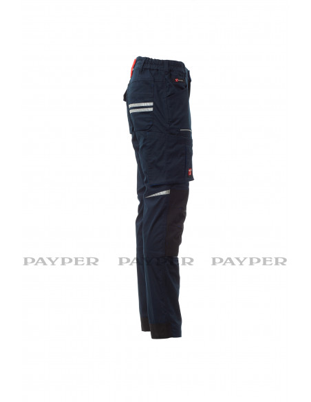 FIPCENTER-Pantalon de travail fonctionnel PAYPER WEAR - NEXT 400 SUMMER - BLEU MARINE/NOIR-S00700-P138-08020