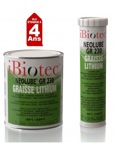 FIPCENTER-Neolube GR 230 graisse Lithium complexe haute performance IBIOTEC-NEOLUBE GR 230