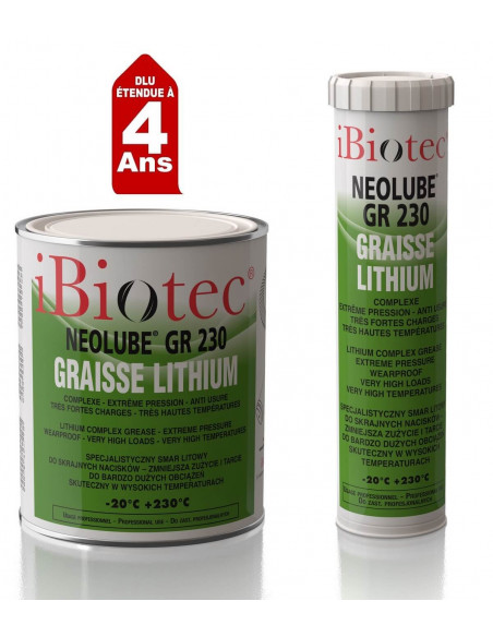 FIPCENTER-Neolube GR 230 graisse Lithium complexe haute performance IBIOTEC-NEOLUBE GR 230