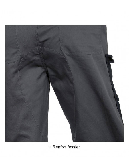FIPCENTER-Salopette de travail D-MACH Polyester coton-DMACHSAL