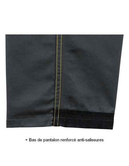FIPCENTER-Salopette de travail D-MACH Polyester coton-DMACHSAL